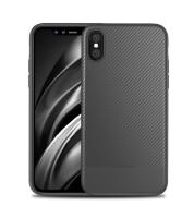 Чехол на айфон iPhone X / Xs дизайн-карбон комбинированный