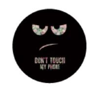 Popsocket ПопСокет для смарт-устройств "Don't touch my phone"