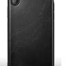 Чехол для айфон iPhone X Xs ультра тонкий из искусственной кожи, мягкий, элегантный, изготовлен из высококачественной экокожи