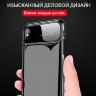 Чехол на айфон iPhone X / Xs глянцевый, бизнес, одноцветный, жёсткий