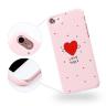 Чехол для айфон iPhone 6 / 6s с рисунками сердечек и звёздочек