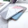 Чехол для айфон iPhone 6 / 6s с рисунком геометрия-мрамор, тонкий, жёсткий