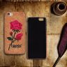 Чехол на айфон iPhone 7 / 8 текстильный с вышитой розой (Изображение использовано для ознакомления, на вашу модель телефона наличие чехла уточните у менеджера)