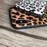 Чехол для айфон iPhone XS Max с леопардовым узором из искусственной кожи