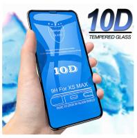 Защитное стекло 10D для iPhone XS Max на дисплей 6.5'' дюйма